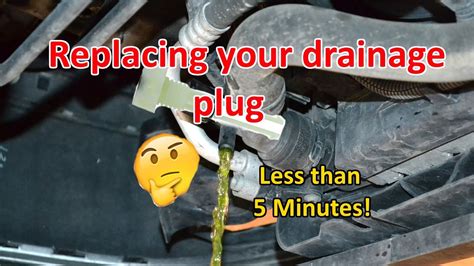 How to change a leaking Radiator Drain Plug